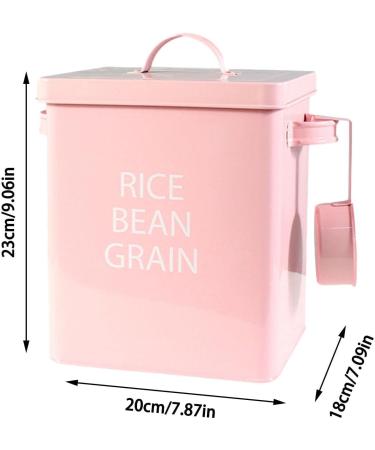 Joberio 6L Laundry Room Container Multifunctional Washing Powder Storage Tin Farmhouse Detergent Powder Storage Box with Scoop Airtight Lid & Handles Perfect for Holding Pods Tablets Capsules Powder White - Buy Online on GoSupps.com