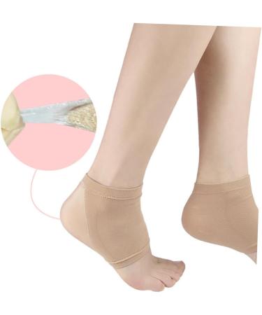 minkissy 1 Pair Lotion Socks Arch Support Sleeves Anti Crack Socks for Heels Socks Humectant Plantar Sleeve Heel Socks Heel Care Socks Dry Men and Women Moisturizing Socks Arched 10.5*8.5cm - Buy Online on GoSupps.com