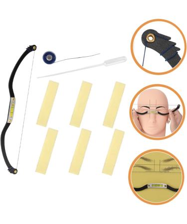 FOYTOKI Measuring Ruler 1 Set Arch Embroidery Eyebrow Ruler Portable Eyebrow Ruler Eyebrow Mapping Tool Alloy Level Ruler - Buy Online on GoSupps.com