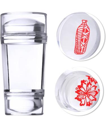 Bbabbt Silicone Gel e Stamper with Scraper - Clear Nail Art Stamping Tool for French Tips & Manicure - Buy Online on GoSupps.com