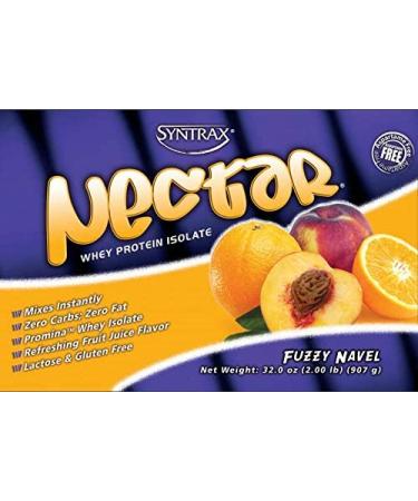 Syntrax Nectar GrassFed Whey Protein Isolate - Fuzzy Navel Flavor - 2lb (32oz) - Orange-Peach Infusion - Buy Online on GoSupps.com