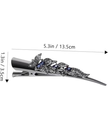 minkissy fancy barrettes for women's hair small alligator clips thin hair sparkly hair clips bling hair clips alligator hair clips rhinestone hair clips crocodile skin crystal Metal Mother - Buy Online on GoSupps.com