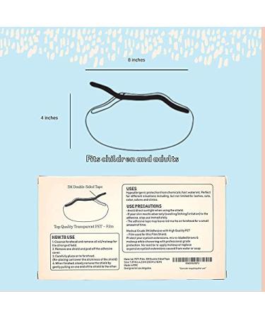 100 PCS Plastic Eye Shield for Shower | Eyelash Aftercare & Makeup Visor for Women | Permanent Makeup Supplies - Buy Online on GoSupps.com
