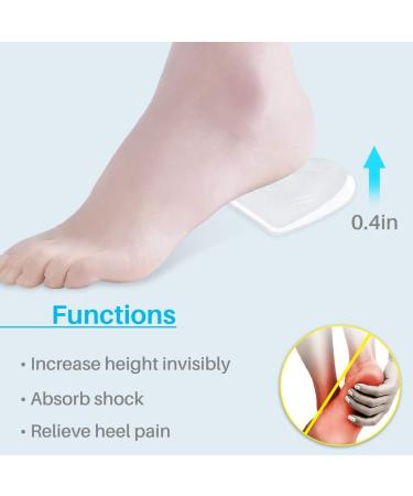 Kalevel Heel Lifts Insoles 3 Pairs Elevator Inserts for Height Increase & Leg Length Discrepancy 2 cm (0.8 in) for Men and Women International Shipping Available - Buy Online on GoSupps.com