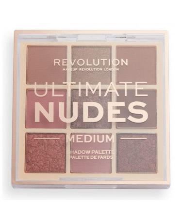 Makeup Revolution Ultimate Nudes Eyeshadow Palette Medium 8.1g - Top Nude Shades for Perfect Eyes - Buy Online on GoSupps.com