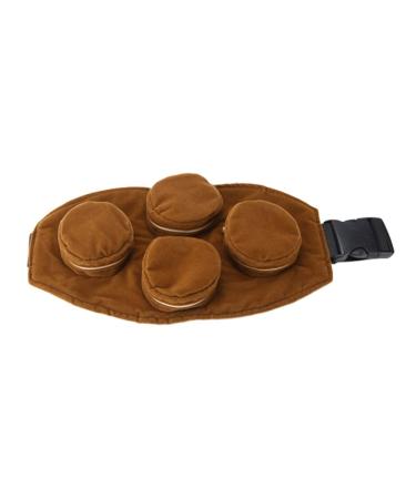 Faruta Moxibustion Box Moxa Box Pure Copper Raucheless Moxibusion holder & fabric cover for moxibusization Message (color: brown size: size 2)