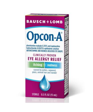 Bausch & Lomb Opcon-A Eye Drops .5oz - 1 Unit | Part No. 614115 - Buy Online on GoSupps.com