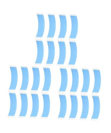 FRCOLOR 24 Pcs Lace Hair Block Film Women Hair Tape Hair Extension Tape Lace Front Tape Blue Wigs Tape for Wig Womens Wigs Lace Front Wig Tape Invisible Hair Spray Miss Front Support
