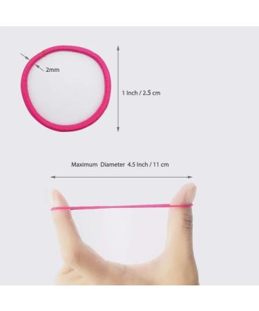 200pcs Toddler Girls Hair Ties | Elastic Bands for Kids Hair - Small & Thin - Buy Online on GoSupps.com