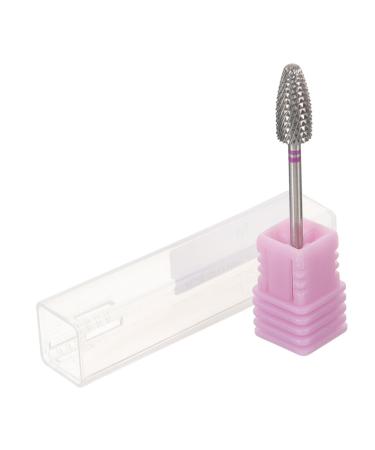 minkissy Cuticle Cleaner Drill Bit Cuticle Drill Bits for Manicure Cuticle Drill Bits for Nails Nail Drill Bit Nail Bits Nail Flakes Grinding Head Tungsten Steel Nail Polish Two-way