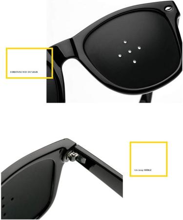 Lipiodol Pinhole Glasses for Eye Training | Relaxation & Targeted Vision Therapy | Color 3 - International Shipping Available - Buy Online on GoSupps.com