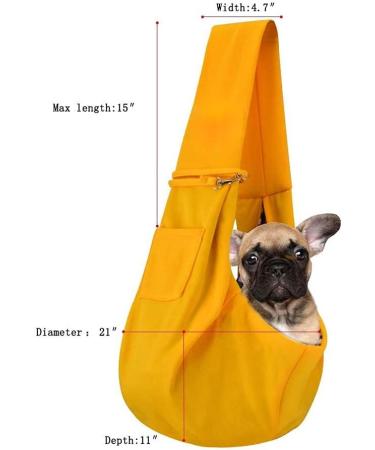 Tragot Adjustable Pet Messenger Bag - Portable Sling for Dogs & Puppies (Up to 13 kg) | Perfect for Travel & Outdoor Adventures - Buy Online on GoSupps.com
