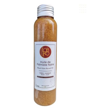 Huile de Palmiste biologique non filtr e 100 ML LOBIKO press e froid la solution anti- ge pour une peau plus jeune et plus ferme. Peau Lisse et Tonique African palm kernel oil - Mayanga noir