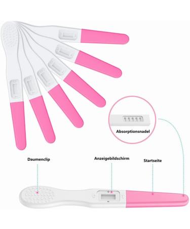 Komunj 6-Pack Early Pregnancy Test Sticks - Over 99% Accurate HCG Test (25 MIU/ml) - Fast & Reliable Results - Buy Online on GoSupps.com