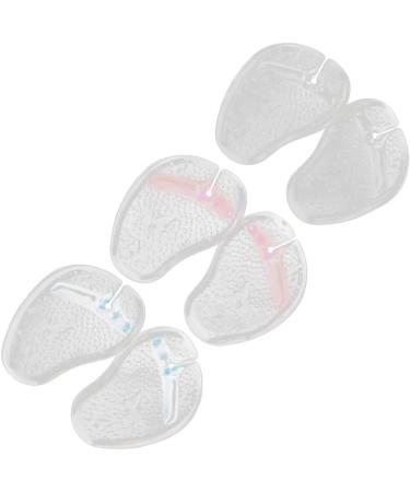 FRCOLOR Gel Slipper Pads for Athletes | 9 Pairs Metatarsal Foot Toe Cushion for High Heels & Comfort | Clear Forefoot Insoles - Buy Online on GoSupps.com