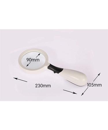 Magnifying Glass HD Lens Best LED Illumination Magnifying Glass Magnifier Handheld 2X Magnifier Magnifier - Buy Online on GoSupps.com