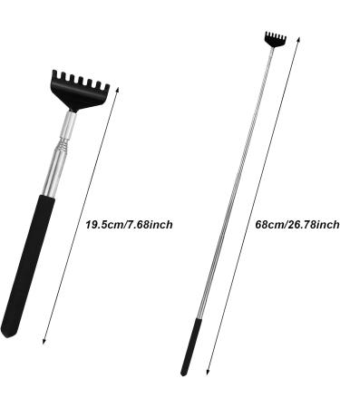 High-Quality Stainless Steel Back Scratcher - Extendable 20-68cm for Itching Relief with Padded Grip - Shop Internationally - Buy Online on GoSupps.com