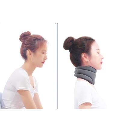 Neck Support Brace Neck Brace for Neck and Support for Women Men Neck Brace for Sleeping Soft Foam Relieves Pressure in Spine 2pcs yl-105023(Color:Black) - Buy Online on GoSupps.com