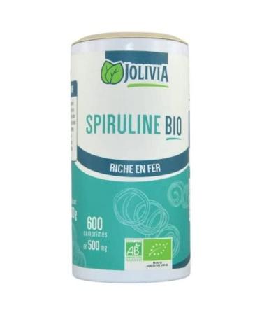Organic Spirulina - 600 tablets of 500 mg | Tablet Size | Vegan