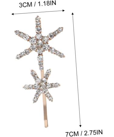 Ipetboom 1 Star Hairpin Diamond Hair Clips Stars Barrette Star Hair Accessories Crystal Hairpins Hair Accessory for Women Hair Pin Women Star Barrette Miss Female Star Fashion Rhinestones - Buy Online on GoSupps.com