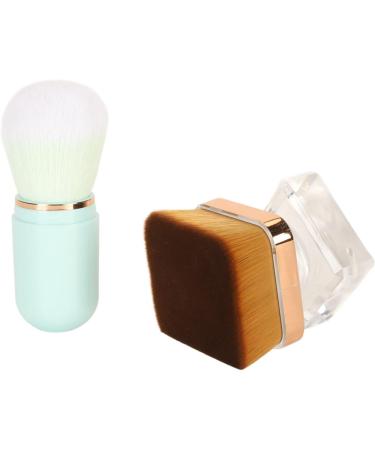 Loose Powder Foundation Brush Makeup Foundation Brush Clear Handle Synthetic Travel - Buy Online on GoSupps.com