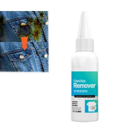 Fabric Rust Remover Rust Remover Fir Fabric Clothing Cleansing Agent Tools Garment Stubborn Stain Cleaner Oil Remover Fabric Rust Stain Remover for Clothes Rust Water Rust Tea Rust (1pcs)