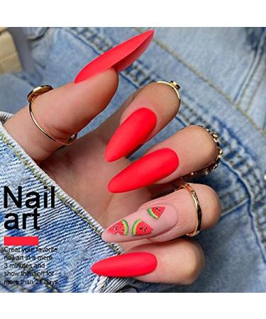 Arte Clavo 15ml Neon Yellow Orange Gel Nail Polish Set - Pack of 5 Popular Colors - Soak Off UV LED Manicure Varnish - Buy Online on GoSupps.com
