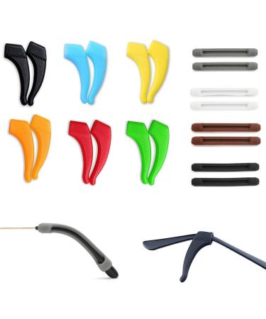 Quesuc 10 pairs of glasses accessories non -woven and non -slip silicone glasses leg fastening strips of solid ear hooks Suitable for sports reading and other activities - Buy Online on GoSupps.com