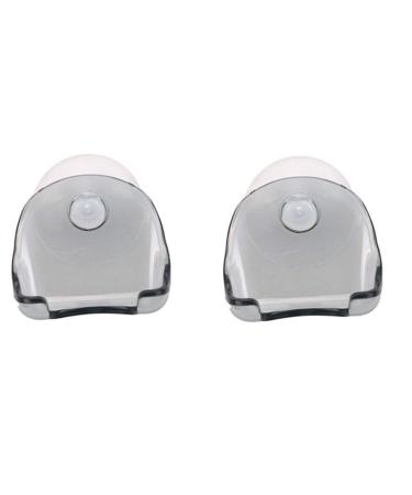 Rongweiwang 2 pieces of plastic-super-sauging-rack bathroom shaver holder razor rack clear bathroom razor holder Shaver storage rack bracket