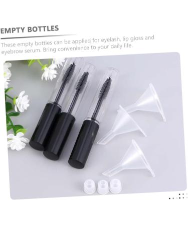 Healeved 1 Set Empty Eyelashes Mascara Containers Mini Lip Gloss Bottles Dispenser Bottles Lash Brush Plastic - Buy Online on GoSupps.com