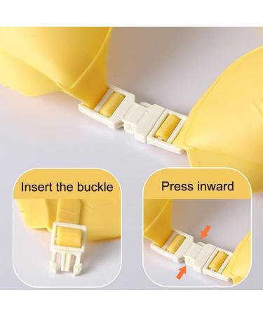 Kids Adjustable Baby Shower Cap - Yellow Bath Visor to Keep Water Out of Eyes and Ears - Buy Online on GoSupps.com