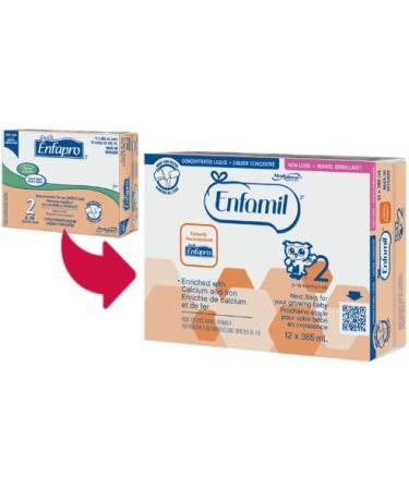 Enfamil 2 Baby Formula Concentrate Case 385ml 12 pack - Buy Online on GoSupps.com