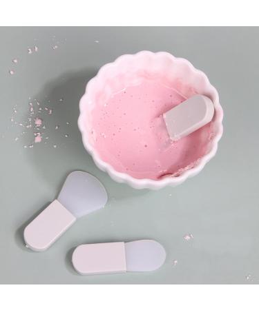 TEONEI Mini Silicone Face Mask Brushes | Short Handle Mud Facial Applicator | 8Pcs Facial Beauty Tool for Flawless Skin - Buy Online on GoSupps.com