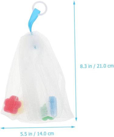 Baluue 4pcs Foaming Net Facial Foaming Nets Foamer Pouches Soap Pouch Pe - Buy Online on GoSupps.com