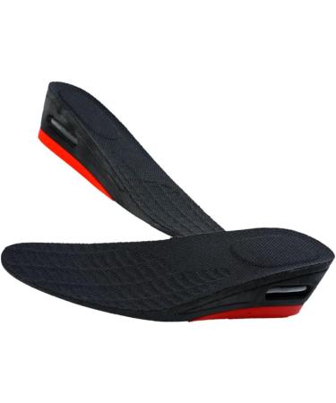 FRCOLOR Height Increase Insoles for Men | Athletic Shoe Inserts & Heel Support | Invisible Black Shoe Lifts - Buy Online on GoSupps.com
