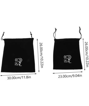 TOVINANNA 10 Pcs Storage Bag Hair Straightener Bag Travel Bag for Hair Styling Tools Hair Dryer Pouch Velvet - Buy Online on GoSupps.com
