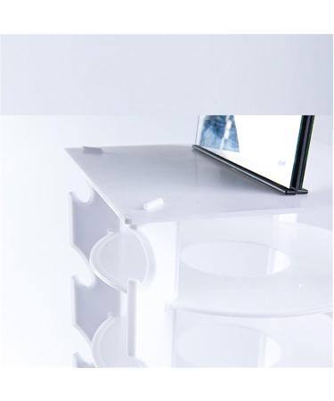 WAOCEO Rotating Eyeglass Stand with Mirror - Desktop Holder for Sunglasses & Nearsighted Glasses - Buy Online on GoSupps.com