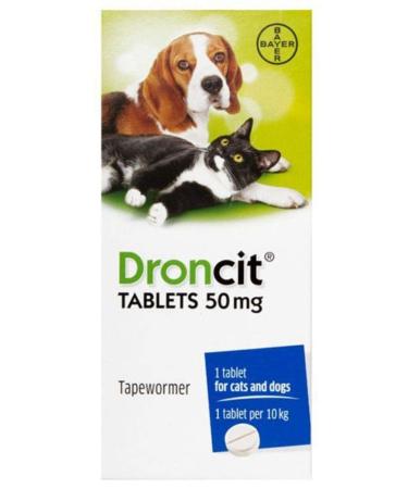 Bayer - Droncit Dog & Cat Tapeworm x 20 Tablets