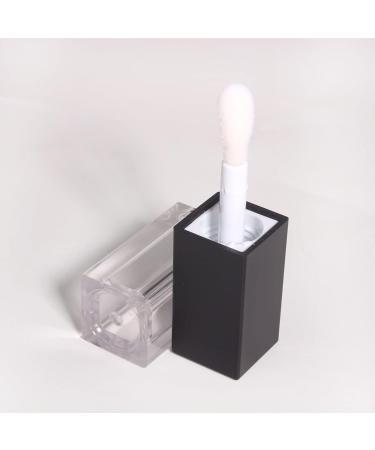 24pcs 5ml Empty Square Black Lip Gloss Tubes - Wholesale Bulk Lip Gloss Containers for DIY Cosmetics - Buy Online on GoSupps.com