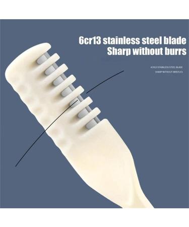 COTTNY 2-in-1 Double Sided Nose Hair Knife for Men and Women - Enhanced Trimming Tool with 360 Rotating Head - Nose Hair Trimmer Clipper (E) - Buy Online on GoSupps.com