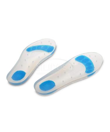 Silipos SoftZone 4013 Full Length Foot Insole - Small  Latex-Free  Hypoallergenic Multi-Density Silicone Foot Cushion