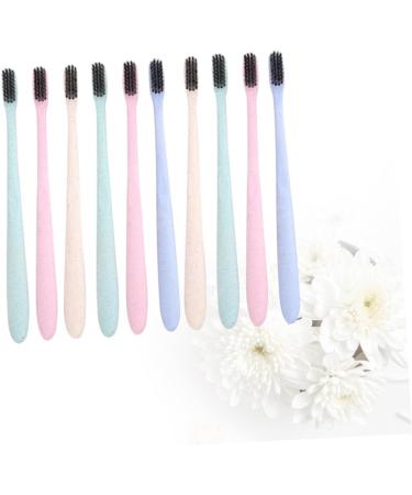 Minkissy 10-Piece Sustainable Toothbrush & Dental Hygiene Set - Eco-Friendly Travel Accessories for Clean Teeth - Buy Online on GoSupps.com