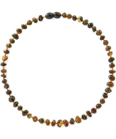 The Art of Cure Certified Baltic Amber Necklace - Green 17 Inch - Buy Online on GoSupps.com