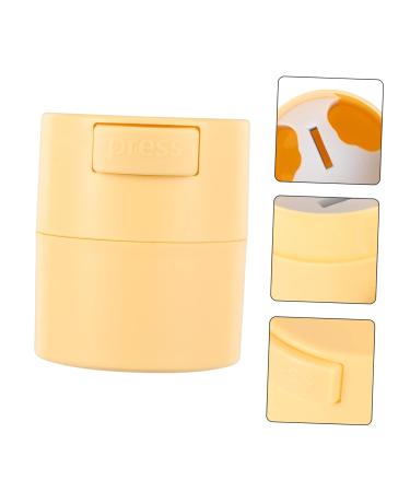 Balacoo Eyelash Glue Jar - Portable Lash Extension Tool Sealed Hard Plastic Makeup Container - 8.5x7cm - Perfect for Eyelash Extensions - Buy Online on GoSupps.com