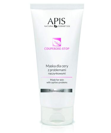 Apis Couperose-STOP mask for the skin with couperose problems with vitamin C kiwi lemon hundrose ginko |Relief of the sensitive couperose skin |200 ml