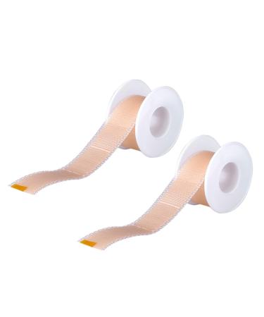 2 Rolls Follow up High Heel Pads Multi-Functional Heel Grips High Heel Stickers Heel Cushion Inserts Adhesive Heel Pads Moleskin Pads Silicone Gel Blackout Tape Scar/484 Beige 76543 100X2X0.1CM Beige