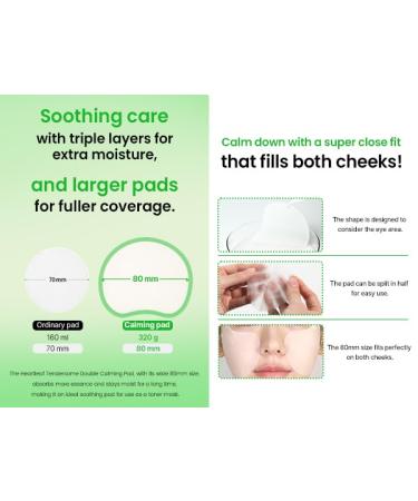 ILSO Heartleaf Tendersome Double Calming Pad Sensitive Skin Soother - Buy Online on GoSupps.com