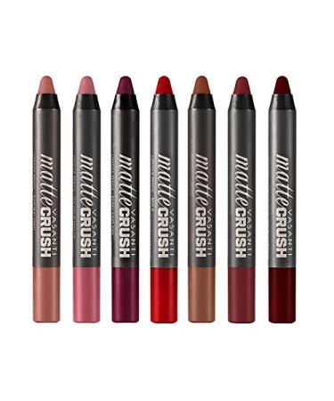 Vasanti Cosmetics Matte Crush Lipstick Pencil - Natural High Nude Beige | Waterproof High Pigment Soft Matte Makeup - Buy Online on GoSupps.com