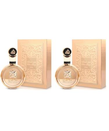 Lattafa Fakhar Gold Extrait Eau de Perfume Spray for Unisex 3.4 Ounce (Pack of 2) 3.4 Fl Oz (Pack of 2)