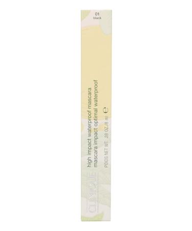 Clinique High Impact Water Proof Mascara for Women  Black  0.28 Ounce 0.28 Ounce (Pack of 1)